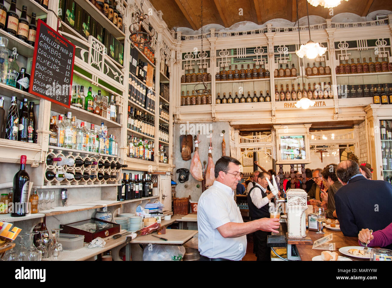 Tapas-Bar El Rinconcillo, Sevilla, Spanien Stockfoto