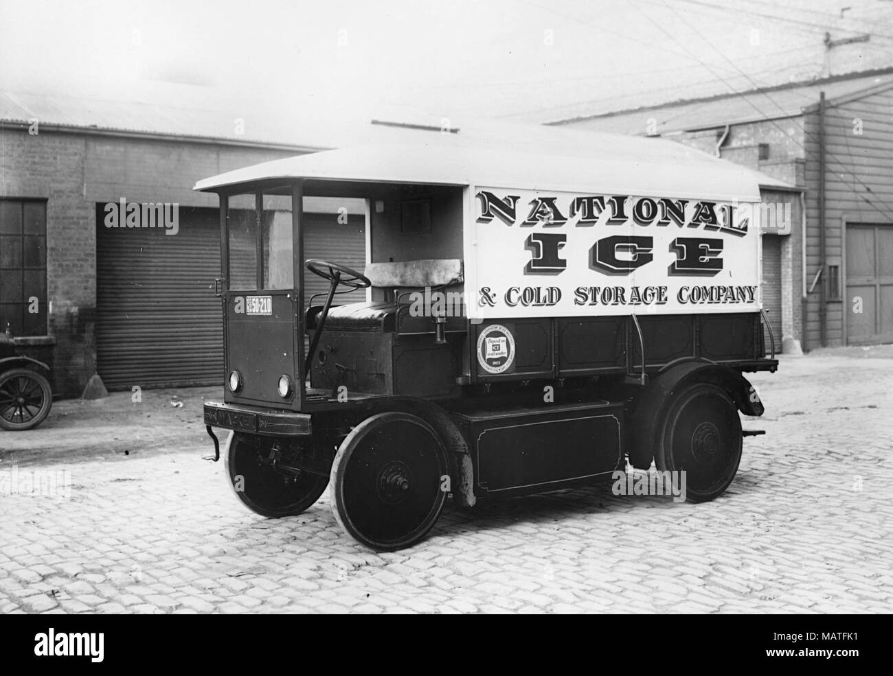 1924 Walker Elektrotransporter Stockfoto