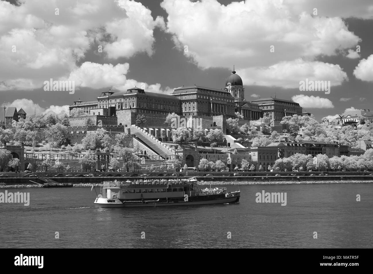 Budaer Burg in Budapest Stockfoto