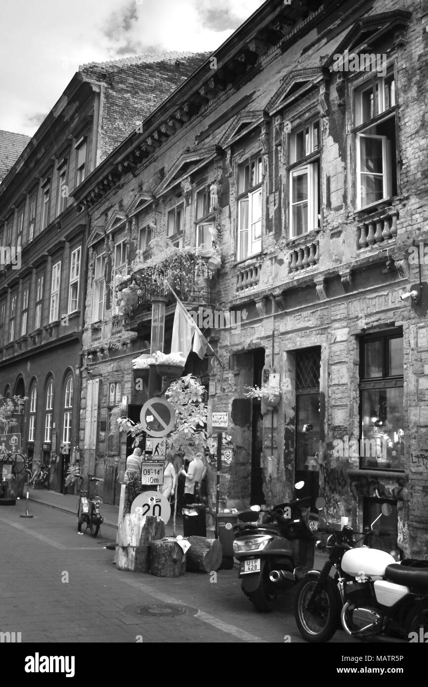 Szimpla Kert, Budapest Stockfoto