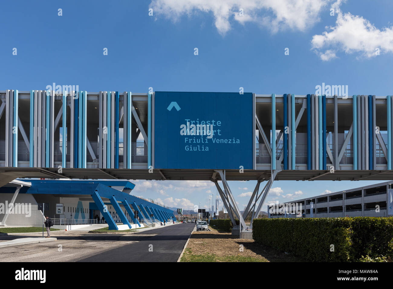 Flughafen Trieste - Ronchi dei Legionari, Friaul Julisch Venetien, Italien Stockfoto