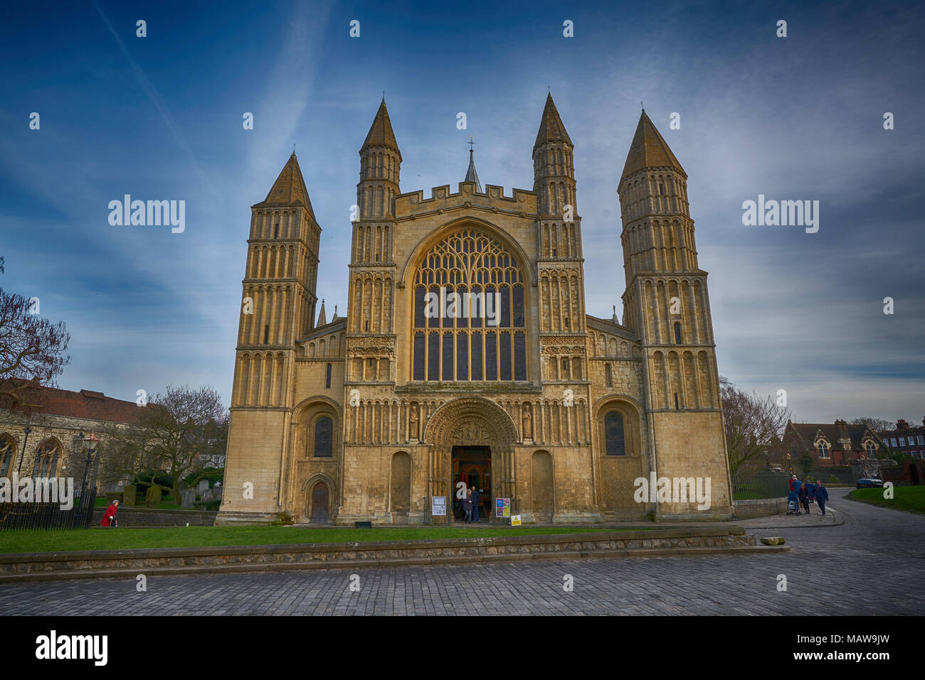 Rochester Kathedrale Stockfoto