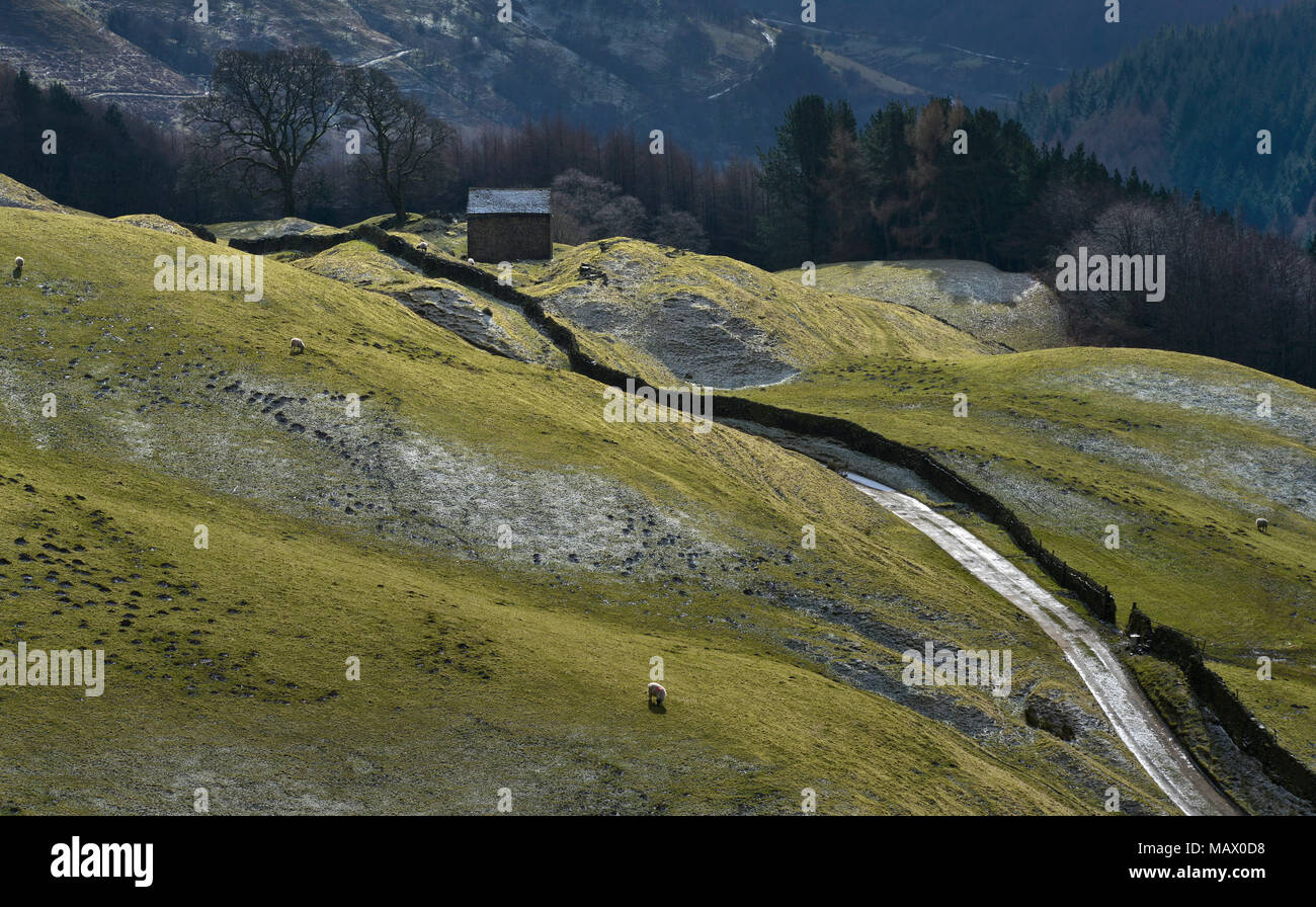 Bell Hagg Scheune, der Peak District, England (8) Stockfoto