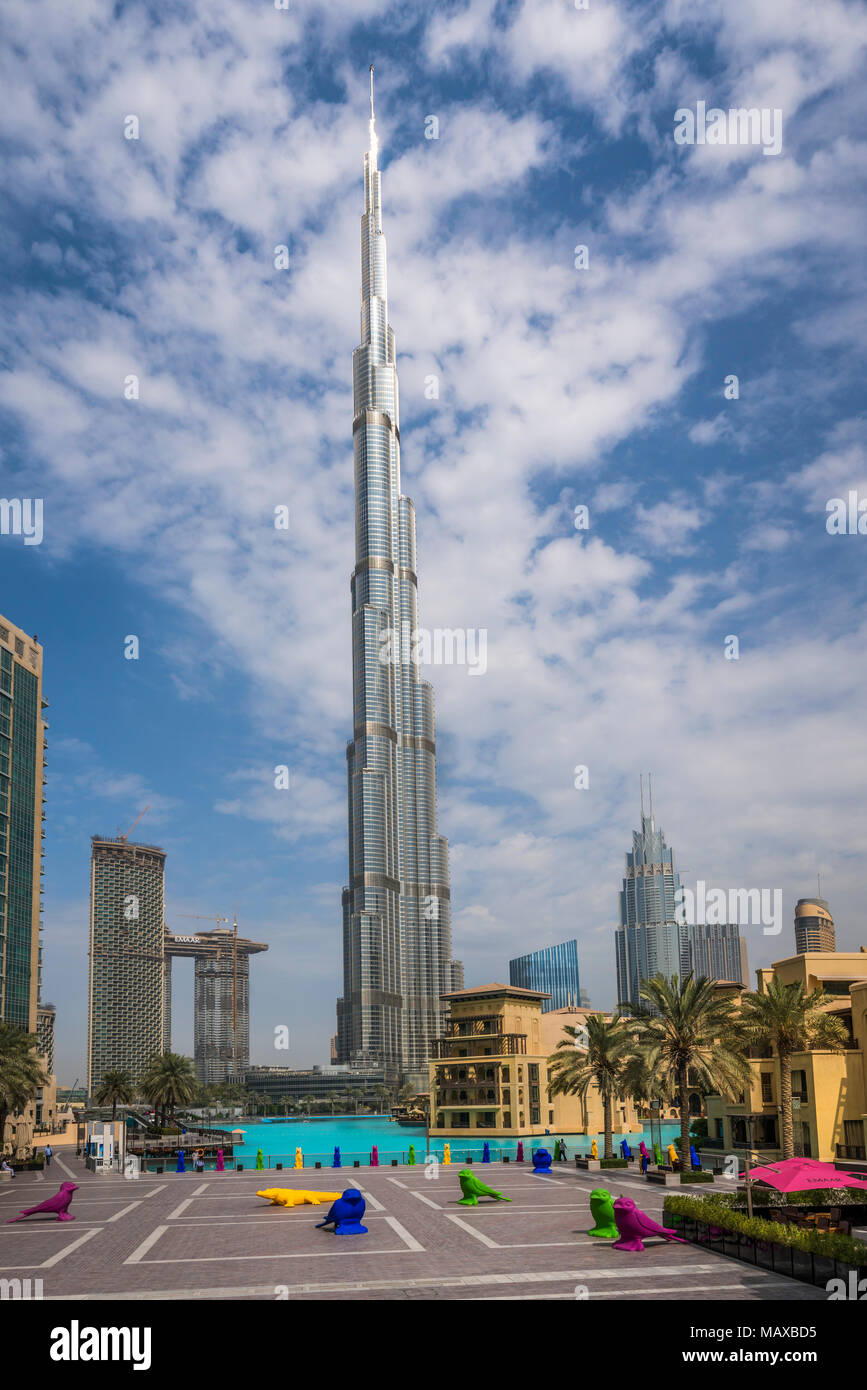 Downtown Burj Dubai In Dubai Stockfotos und -bilder Kaufen - Alamy