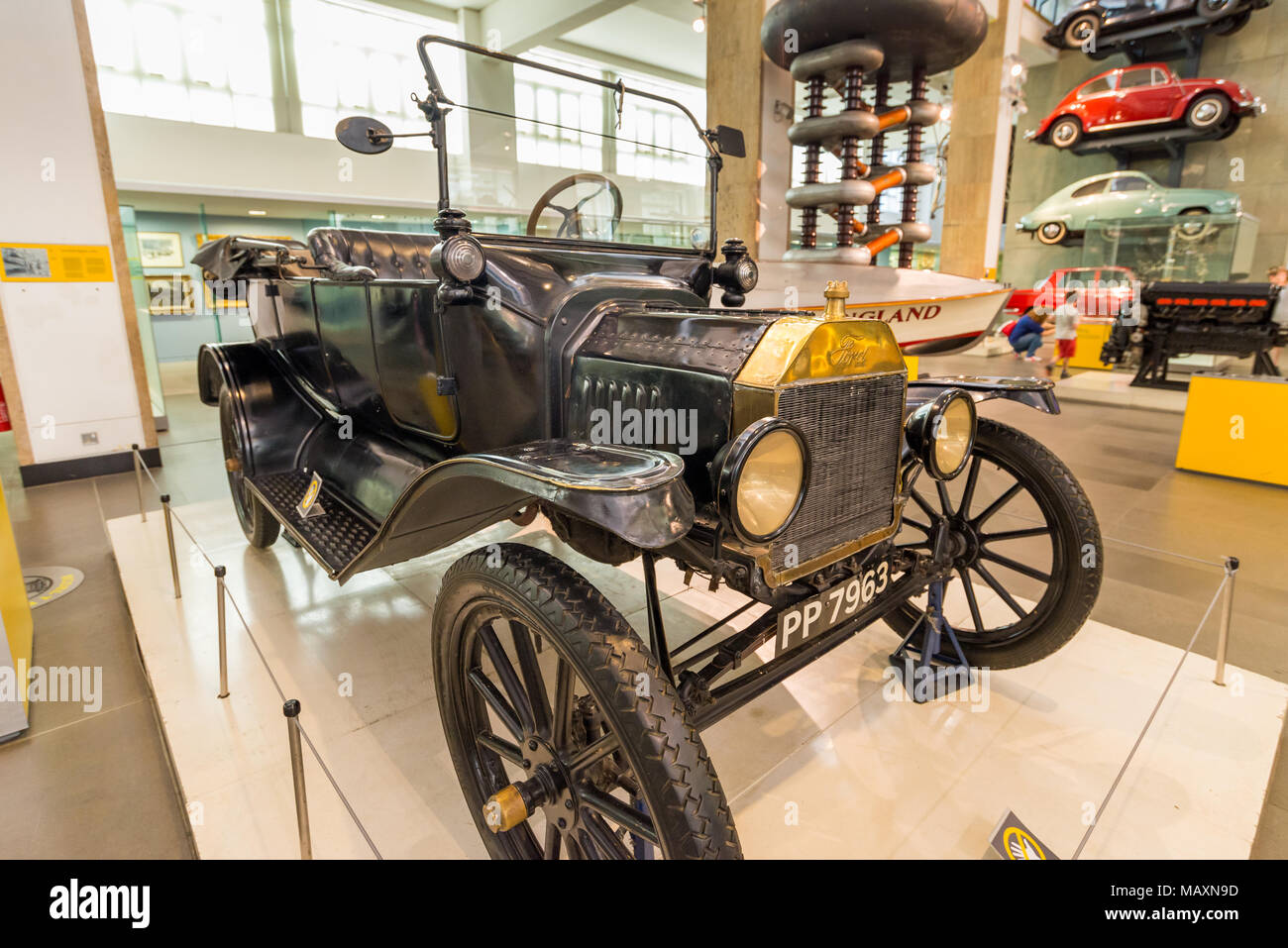 1916 Ford Model T im Science Museum, London, UK Stockfoto