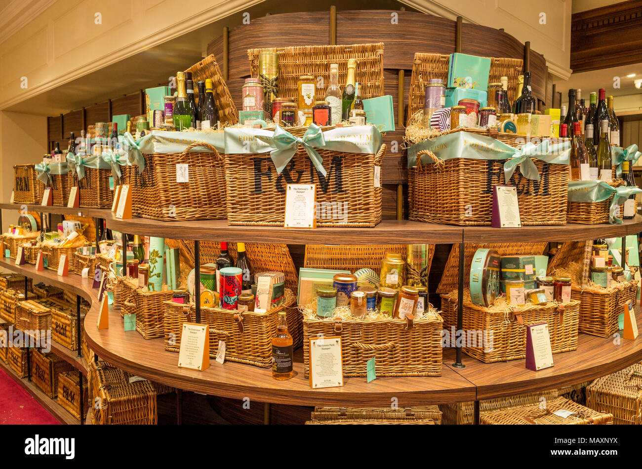 Fortnum & Mason Essen behindert, Piccadilly, London, UK Stockfoto Fortnum & Mason Essen behindert, Piccadilly, London, UK Stockfoto