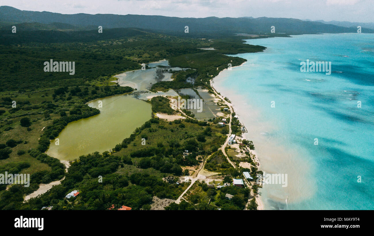 Insel Saona. Republica Dominicana Stockfoto