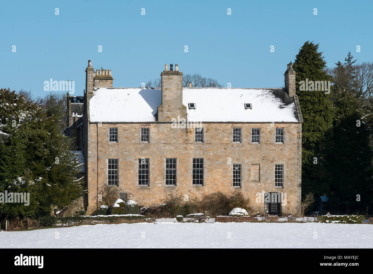 Calder House im Mid Calder, West Lothian, Schottland Stockfoto