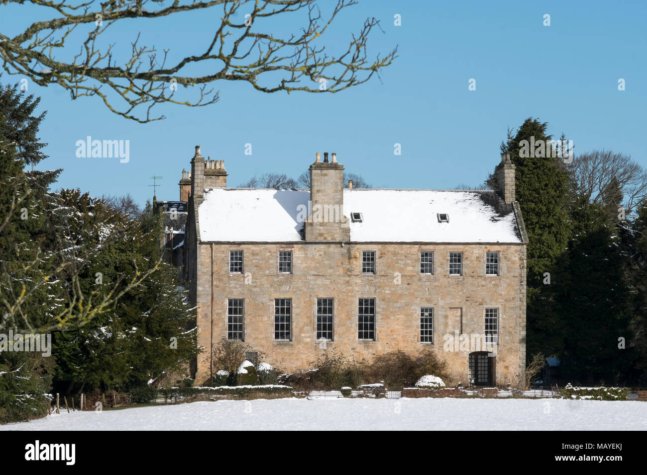 Calder House im Mid Calder, West Lothian, Schottland Stockfoto