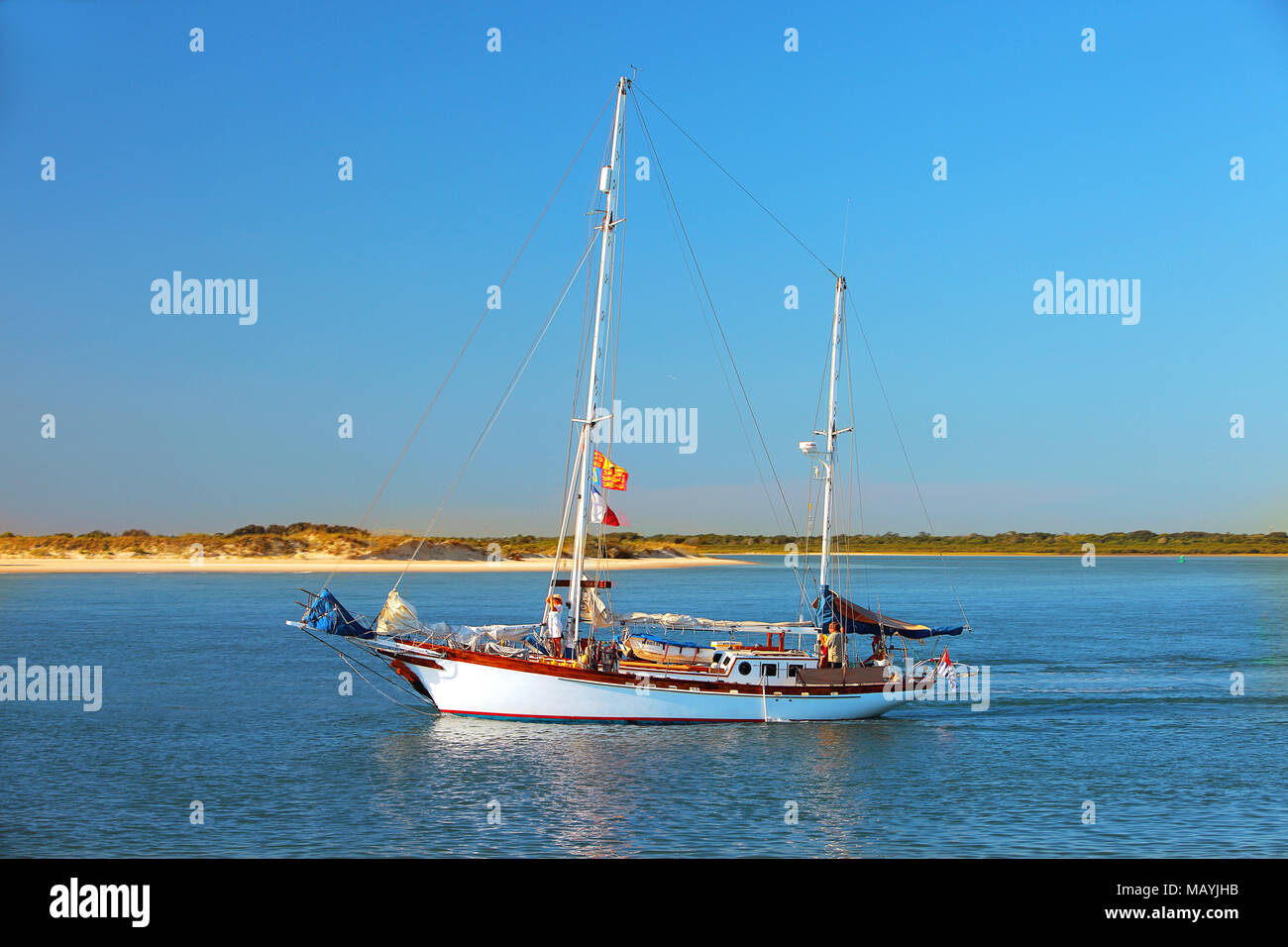 'Morning auf dem Wasser" Stockfoto