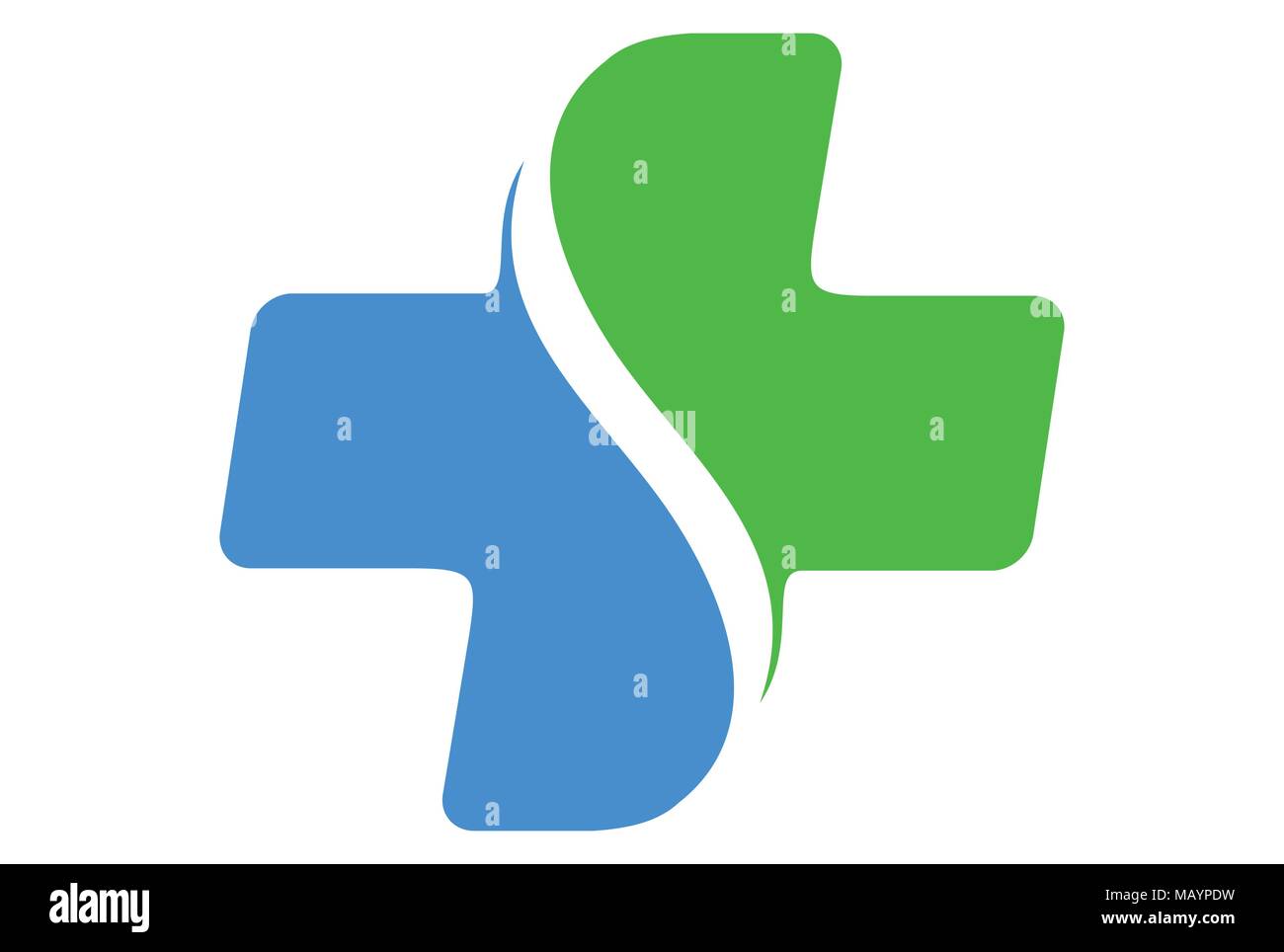 Logo-Symbol „S Medical“ Stock Vektor