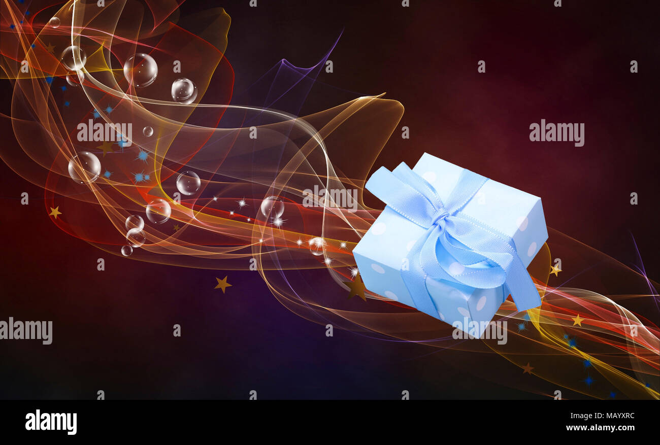 Geschenk, Weihnachten, Freude Stockfoto