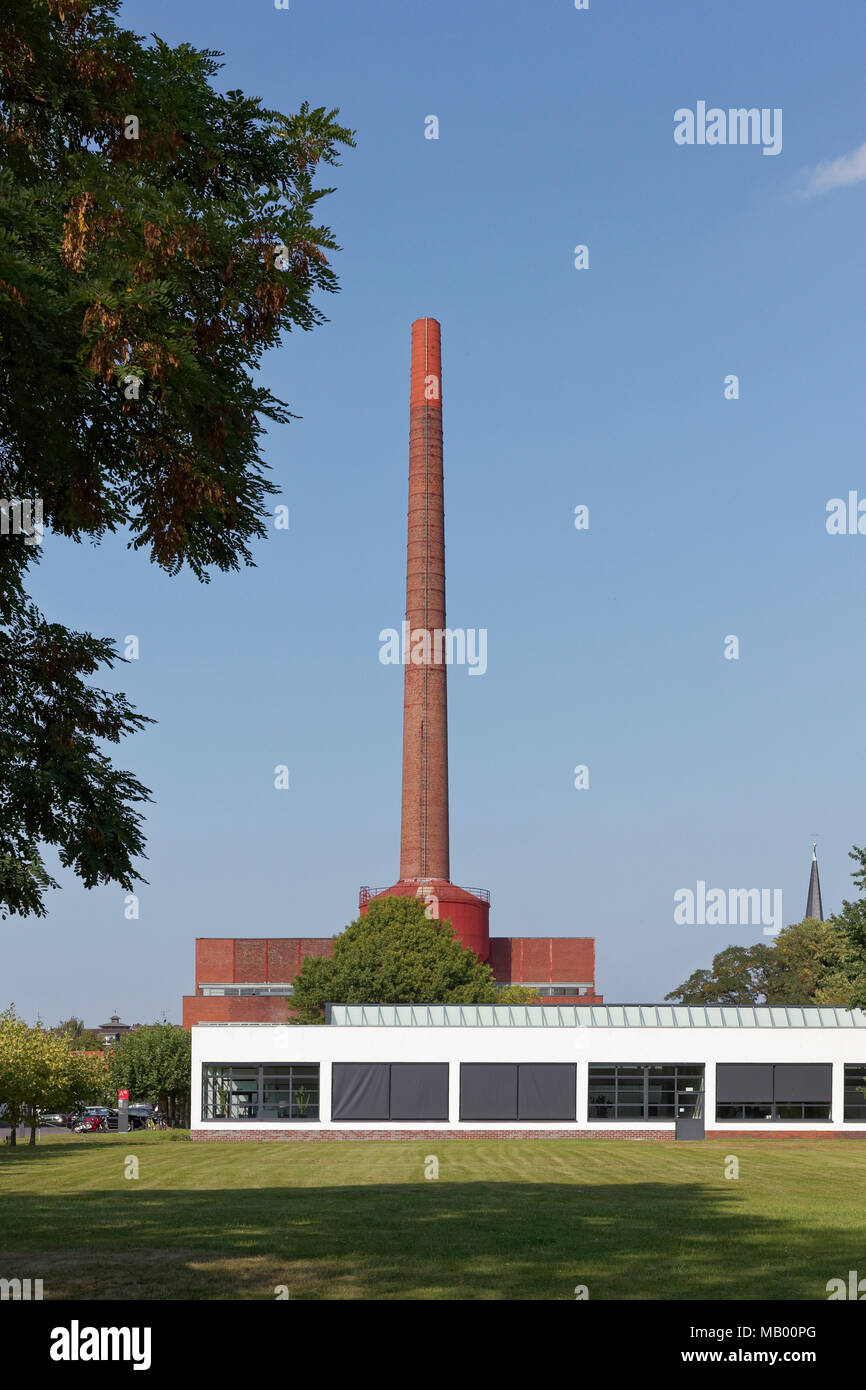 Alte Schlichterei, Büro Gebäude im Bauhausstil, ehemaliger VerSeid AG, heute Mies van der Rohe Business Park, Krefeld Stockfoto