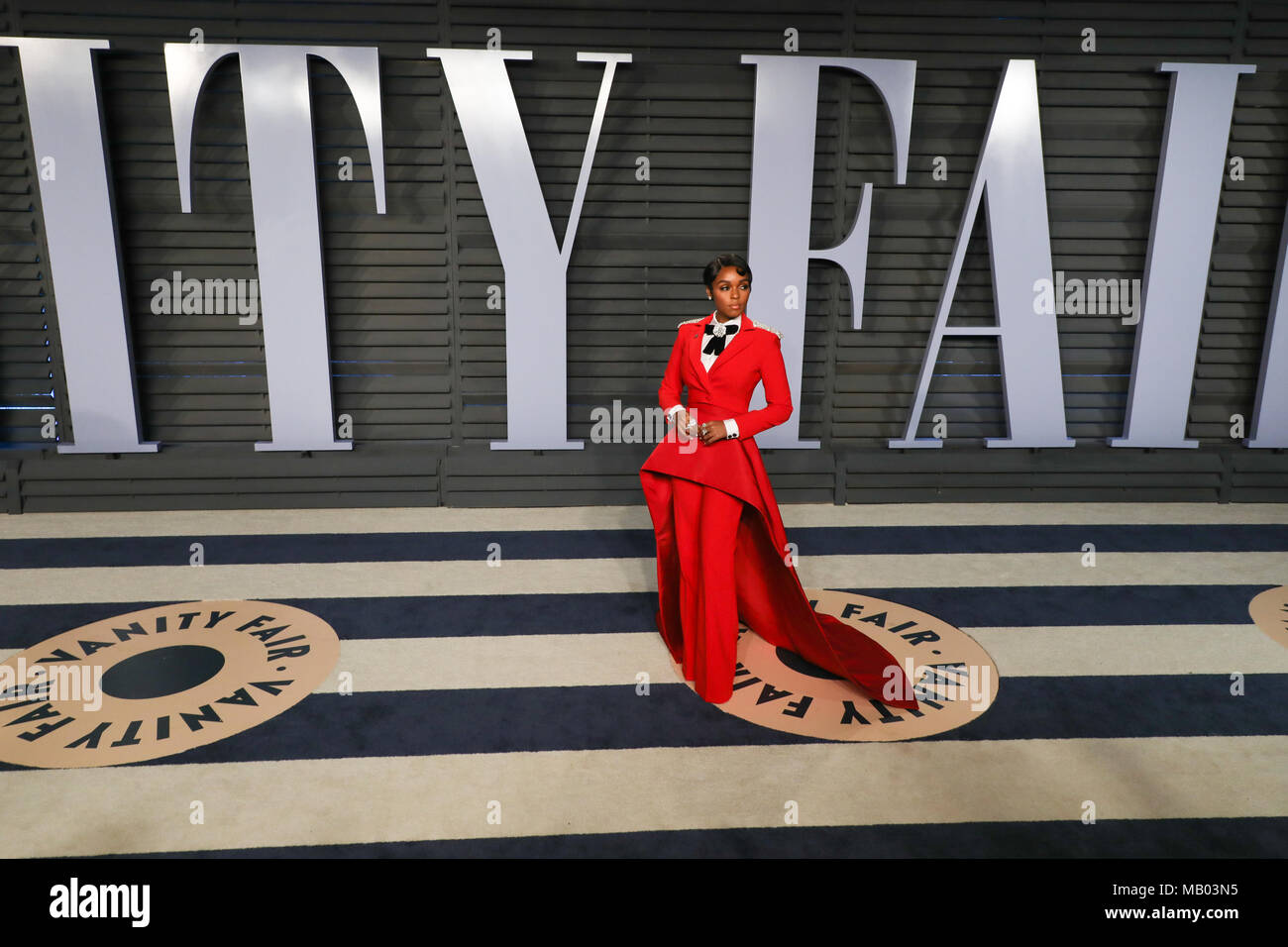 Der Vanity Fair 2018 Oscars nach Partei - Ankunft mit: Janelle Monae Wo: Los Angeles, Kalifornien, Vereinigte Staaten, wenn: 04 Mar 2018 Credit: Sheri Determan/WENN.com Stockfoto