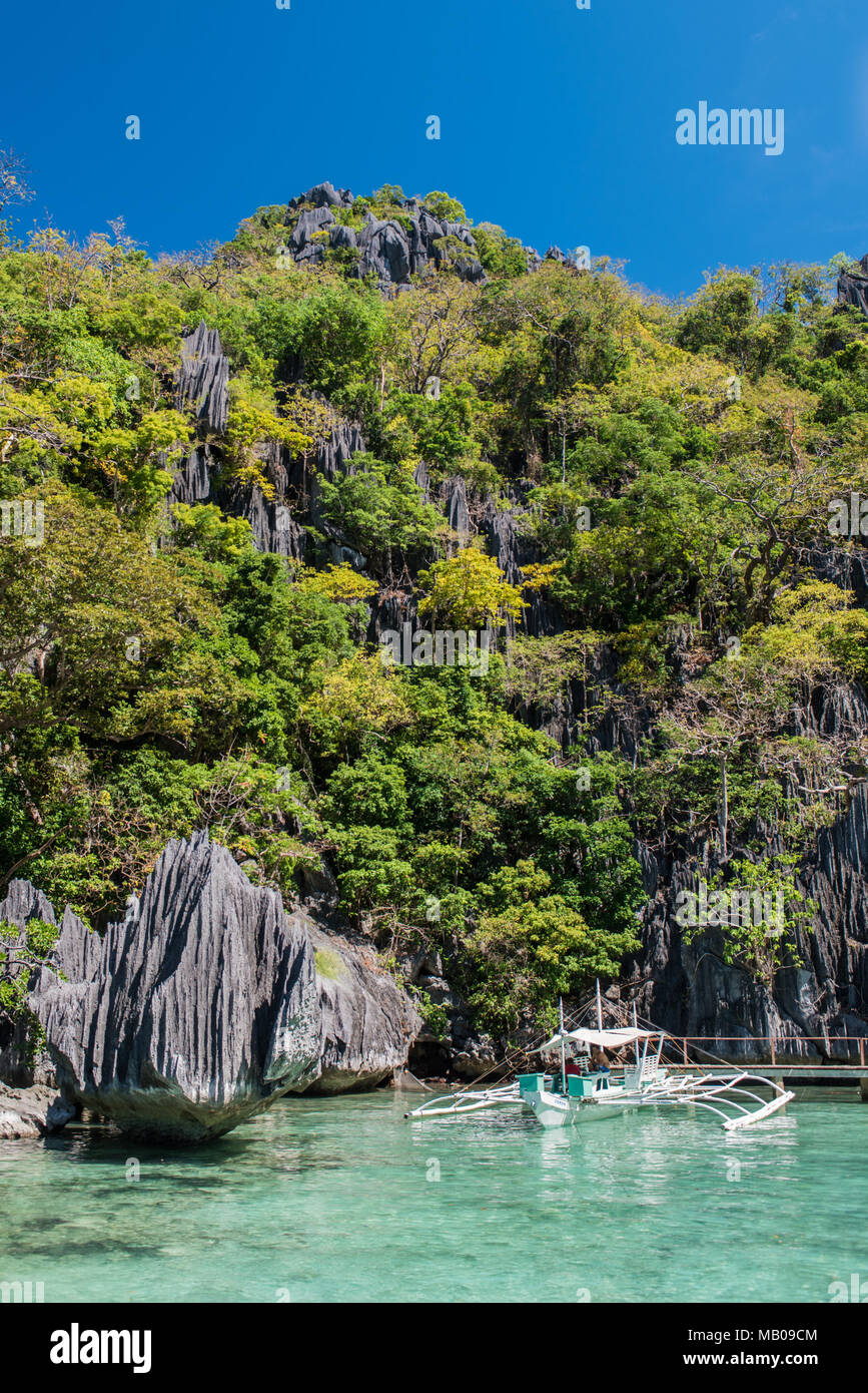 Landschaften aus Philippinen - Coron, Busuanga Bucht Foto: Alessandro Bosio Stockfoto