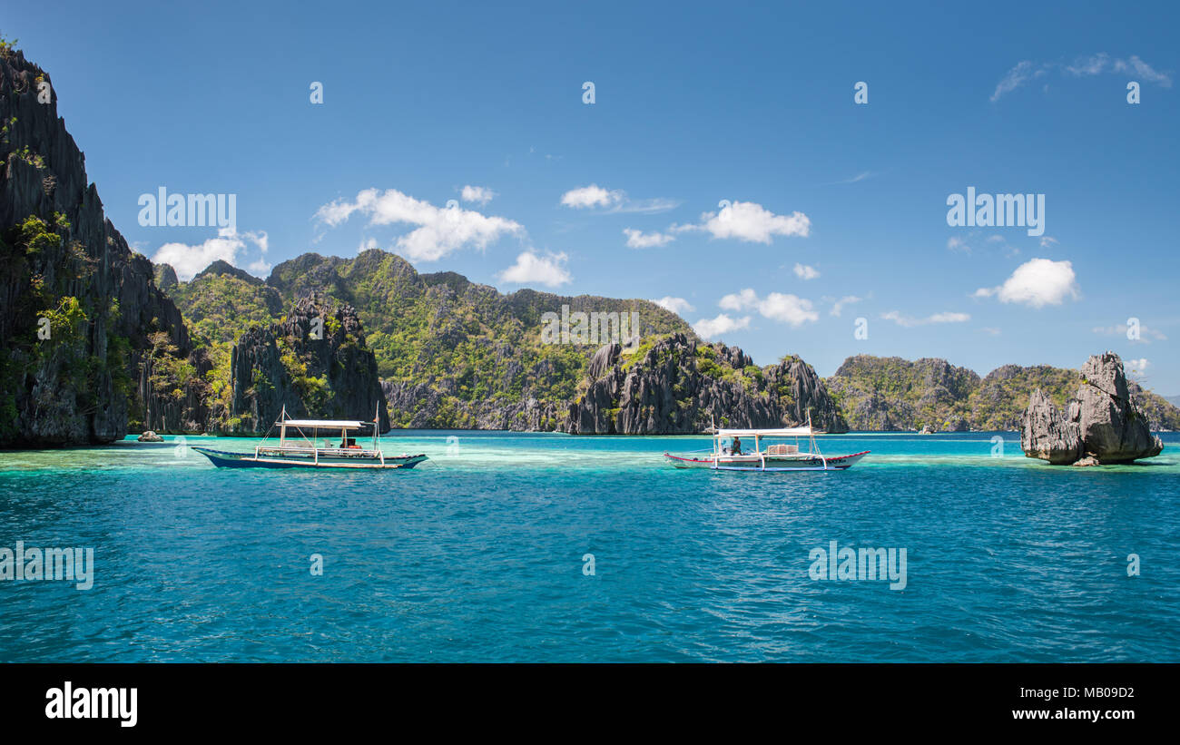 Landschaften aus Philippinen - Coron, Busuanga Bucht Foto: Alessandro Bosio Stockfoto