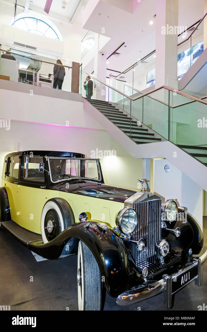 England, London, Covent Garden, London Film Museum, Rolls Royce Phantom III Auto von James Bond-Film Goldfinger datiert 1964 Stockfoto