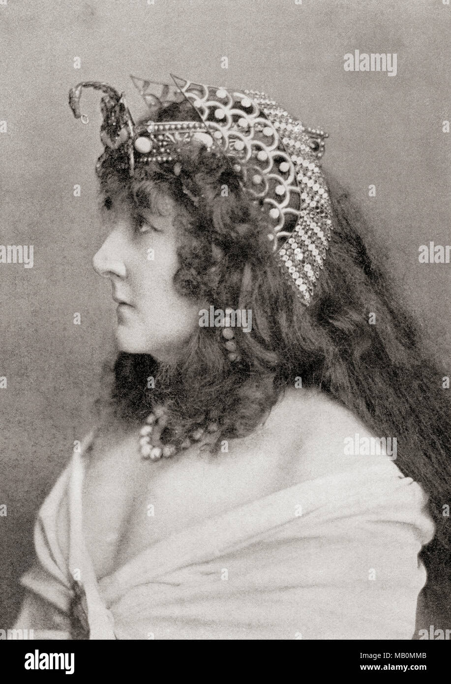 Fanny Lily Gipsey Davenport, 1850 - 1898. English-American Bühnenschauspielerin. Von der Internationalen Bibliothek des berühmten Literatur, c. veröffentlicht. 1900 Stockfoto