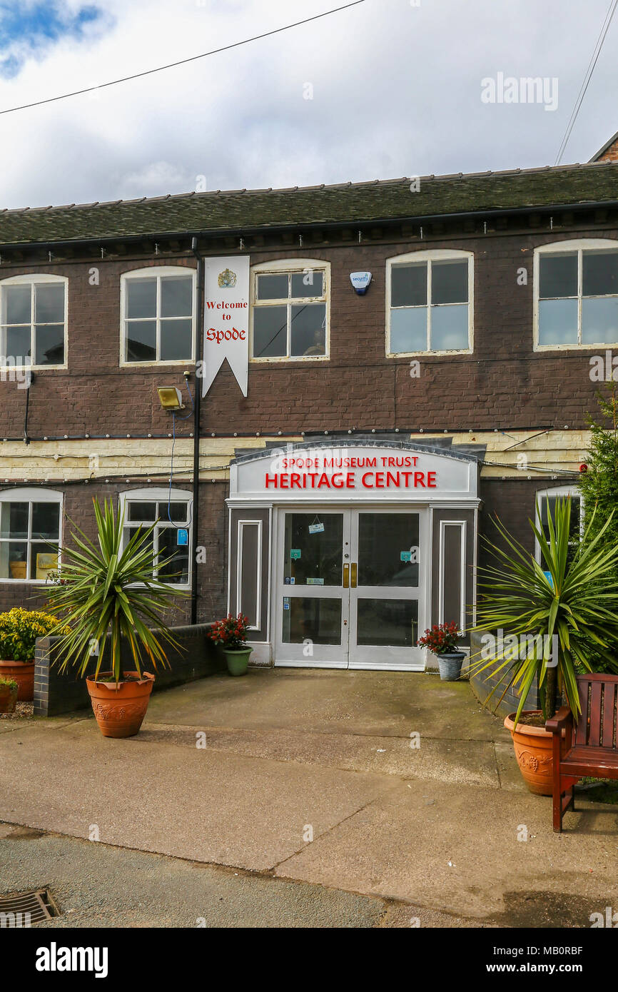 Spode Werke Besucherzentrum und Museum, Stoke, Stoke-on-Trent, Staffordshire, England, UK Stockfoto