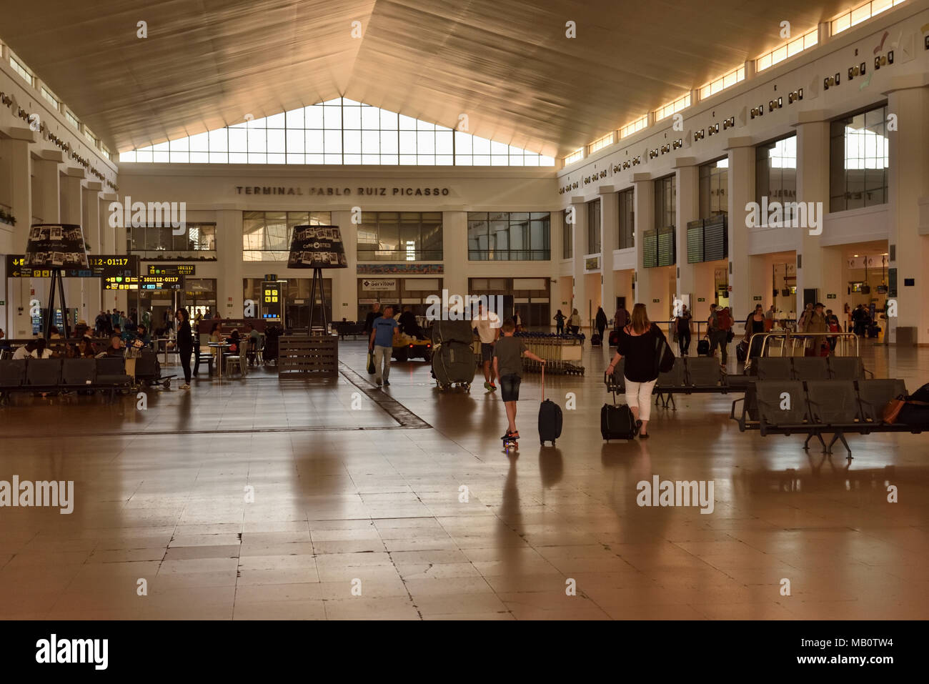 Malaga-Costa del Sol Flughafen, Malaga, Spanien Stockfoto