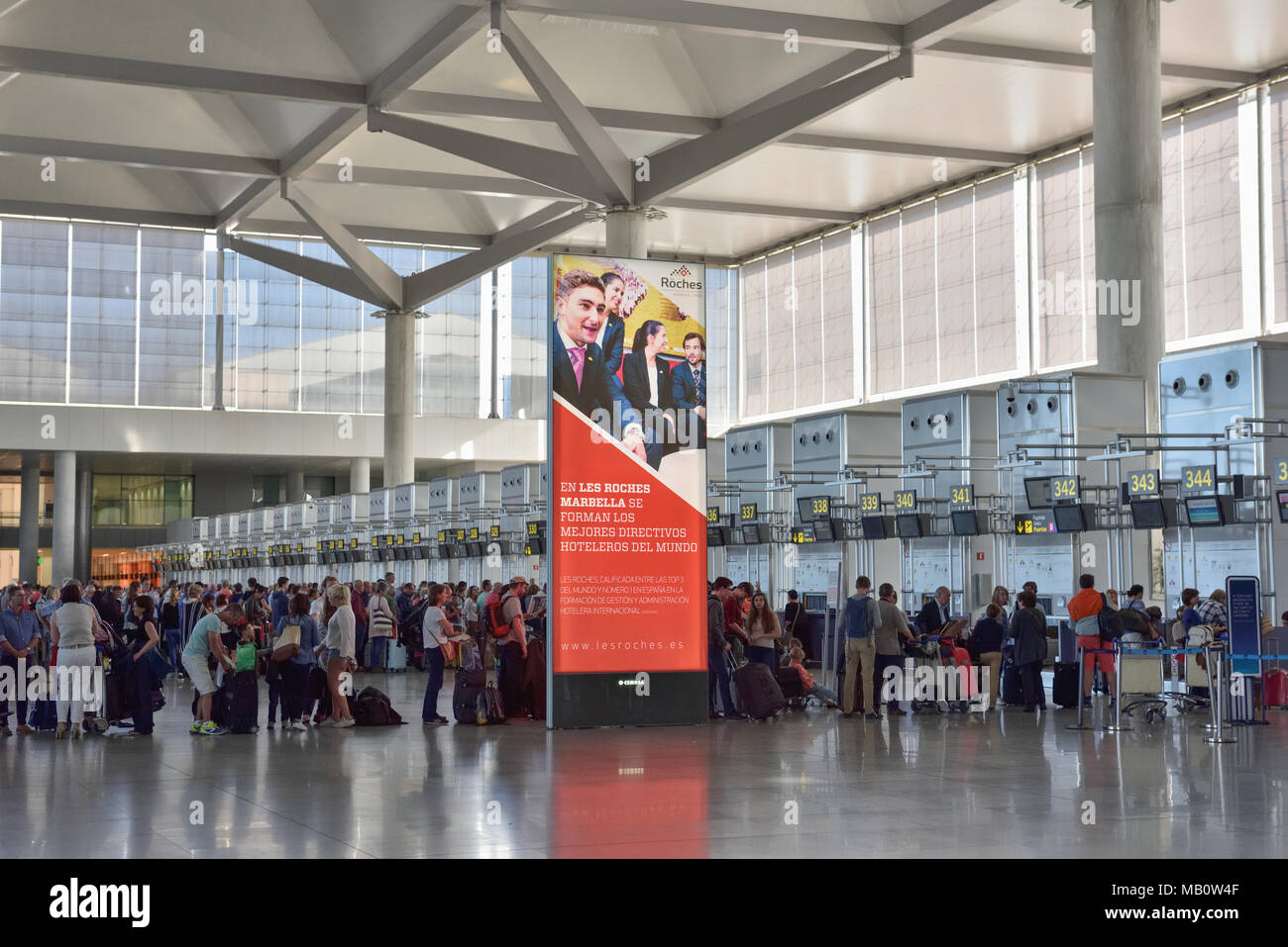 Malaga-Costa del Sol Flughafen, Malaga, Spanien Stockfoto