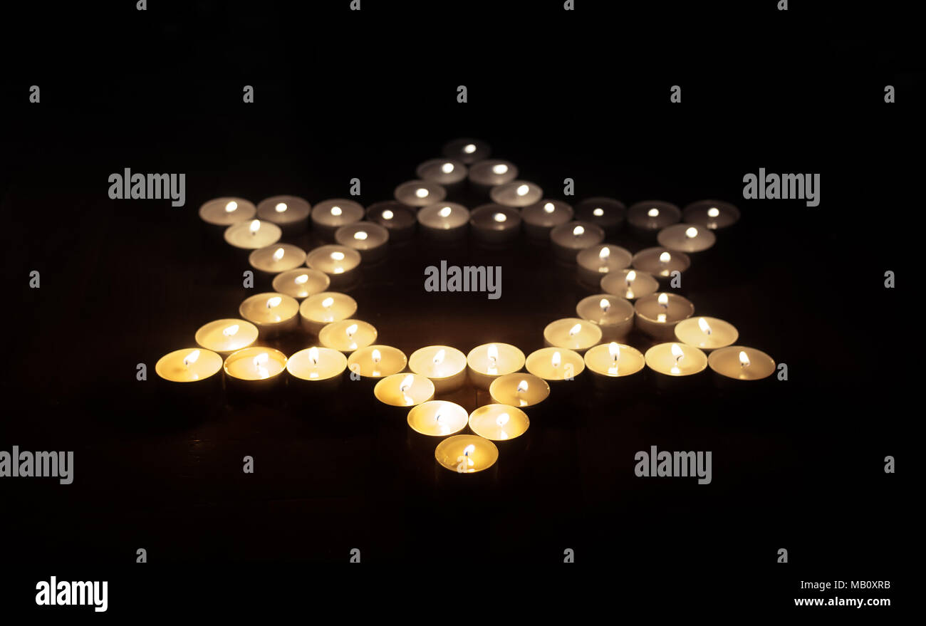 Holocaust Gedenktag Stockfoto