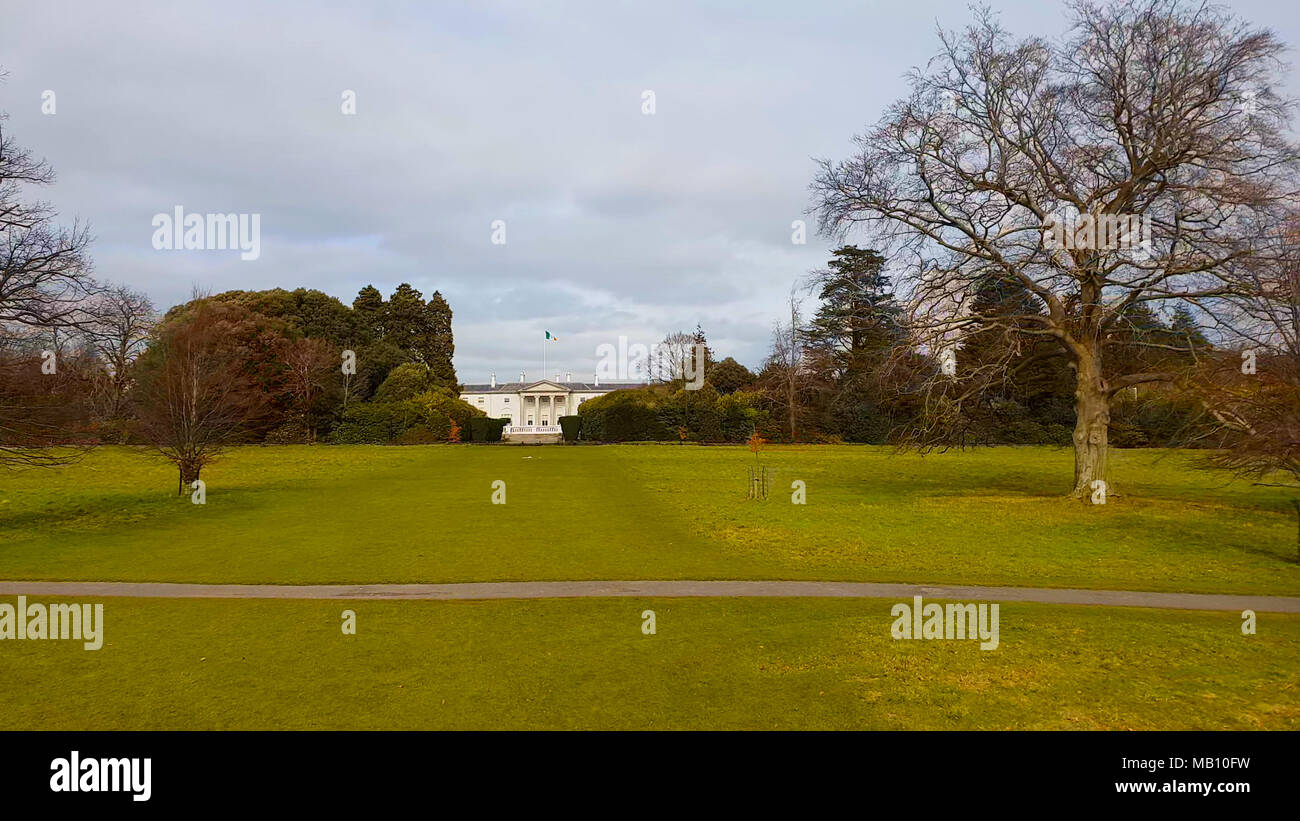 Phoenix Park in Dublin - der größte Freizeitpark in der Stadt - Dublin/Irland - 21. MÄRZ 2018 Stockfoto