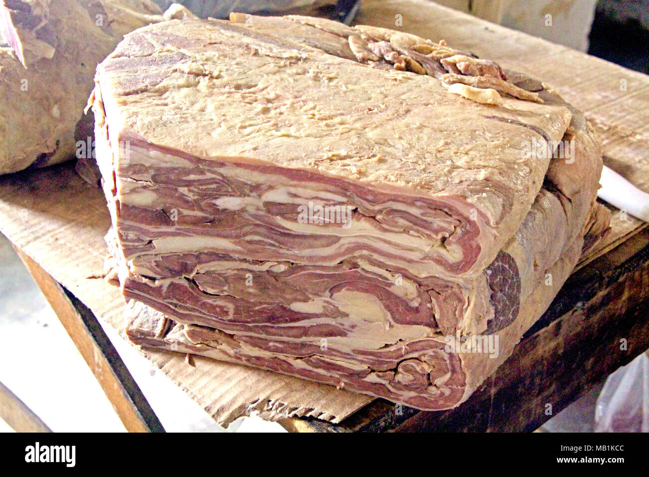 Trockenes Fleisch, freier Markt, Belem, Paraiba, Brasilien Stockfotografie  - Alamy