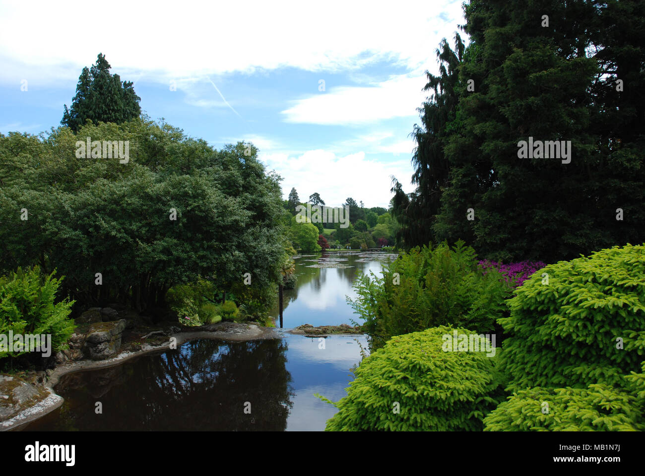 Sheffield Park und Garten Stockfoto