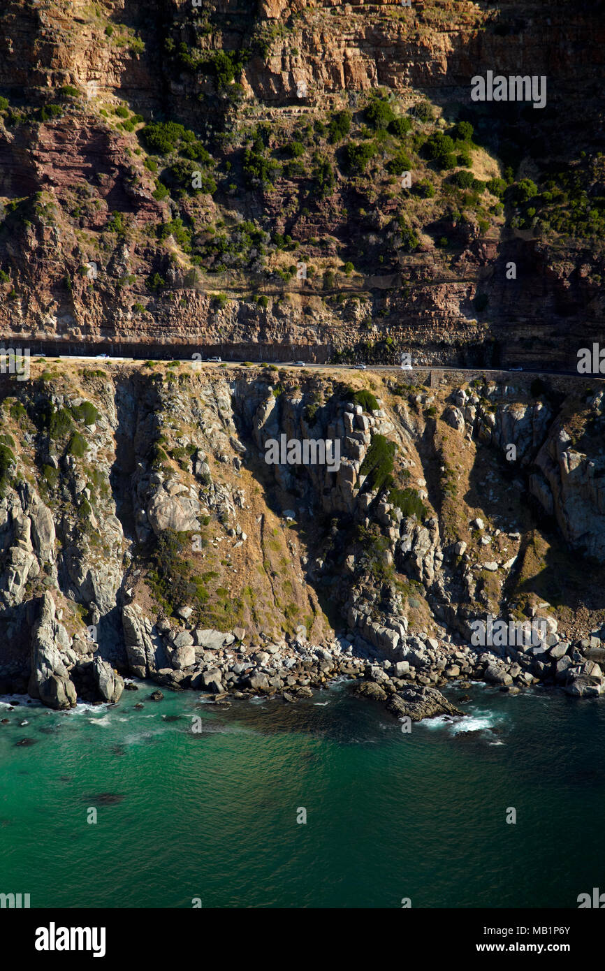 Chapmans Peak Drive, Cape Town, South Africa - Antenne Stockfoto