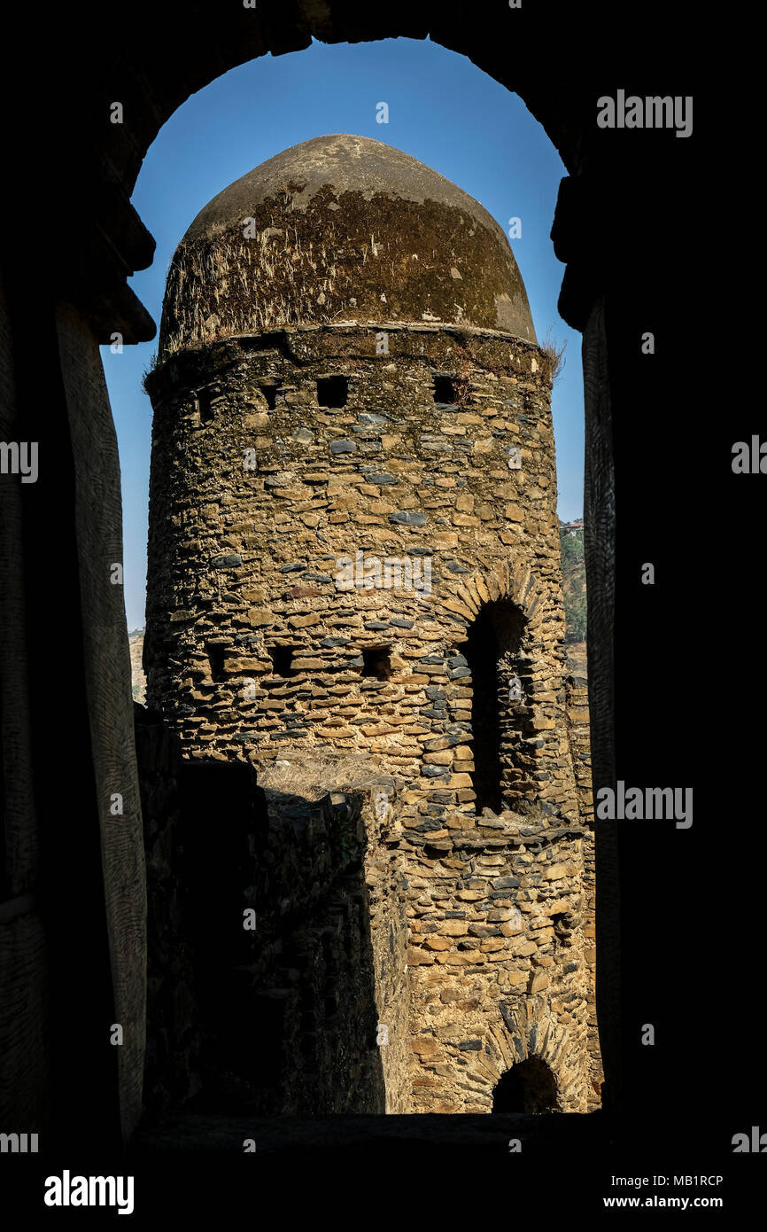 Fasilides Palace in Gondar, Äthiopien Stockfoto
