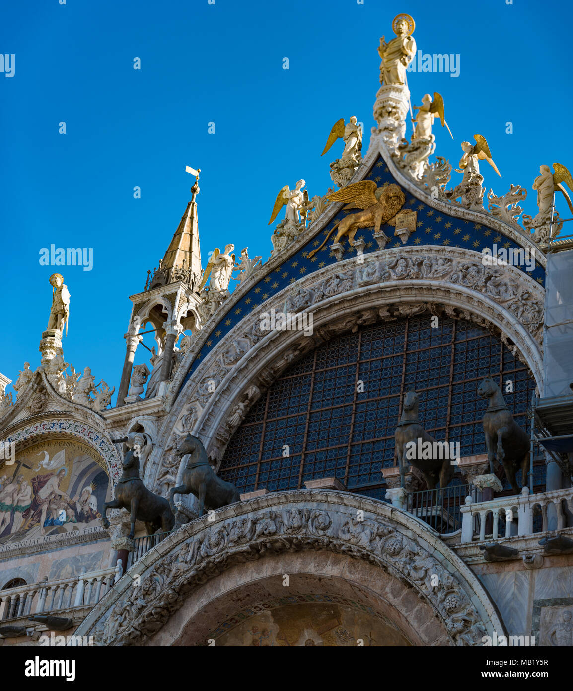 St Marks Kathedrale, Venedig, Italien. Stockfoto