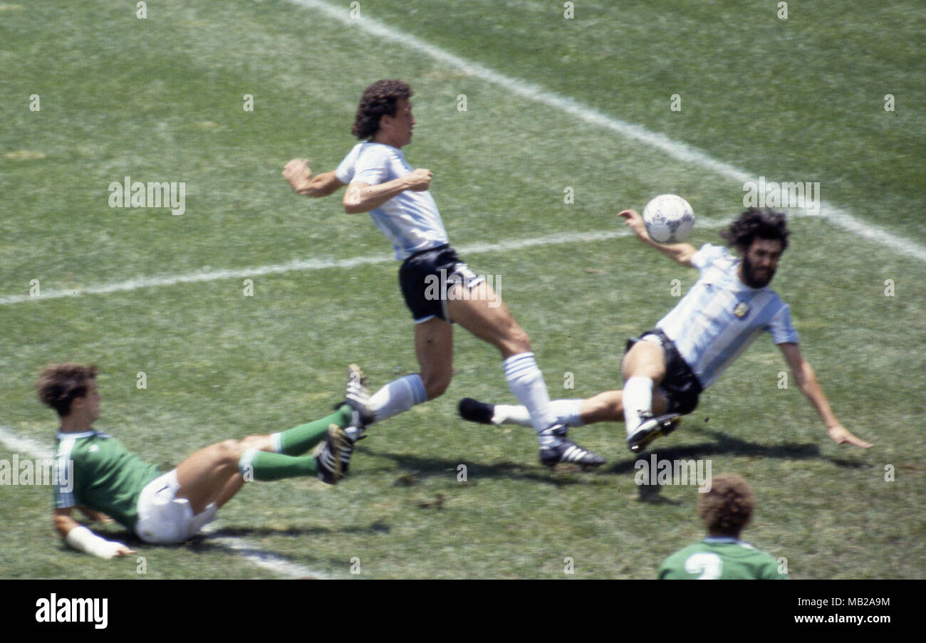 FIFA WM Mexiko 1986 29.06.1986, Estadio Azteca, Mexico, D.F. Letzte