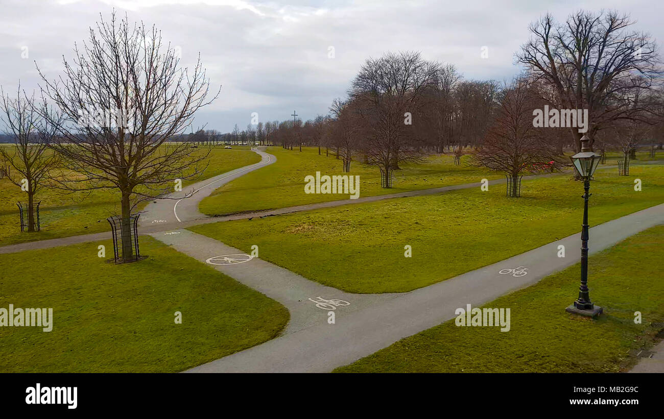 Phoenix Park in Dublin - der größte Freizeitpark in der Stadt Stockfoto