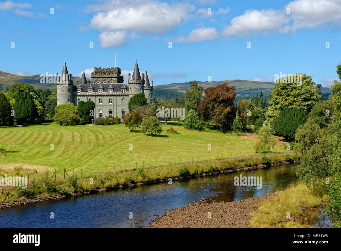 Inveraray Castle, Inveraray, Argyll and Bute, Scotland, United Kingdom Stockfoto