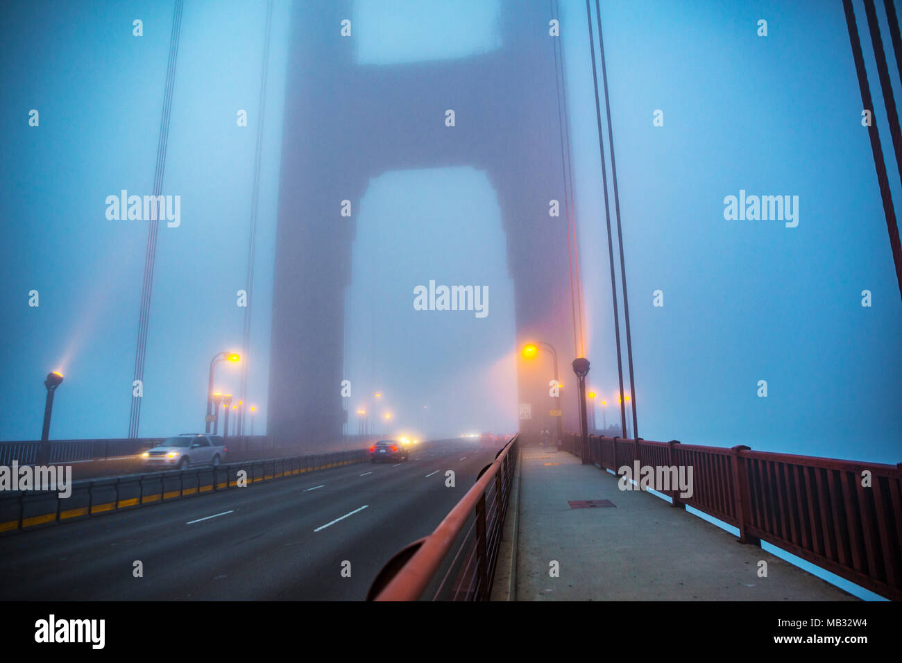 Die Golden Gate Bridge. San Francisco. Kalifornien. USA Stockfoto
