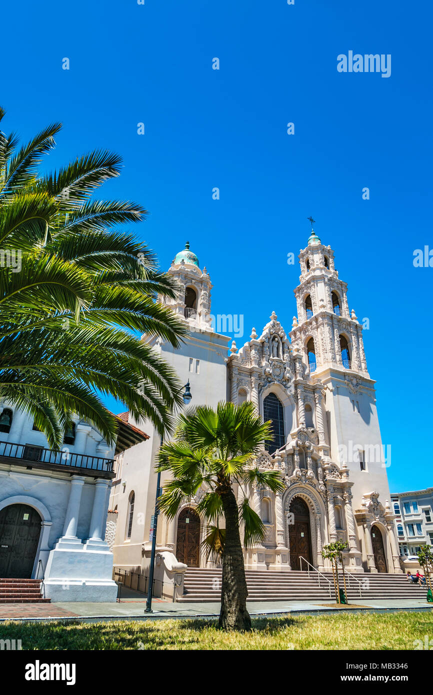 Mission San Francisco De Asis oder Mission Dolores. San Francisco, Kalifornien, USA Stockfoto