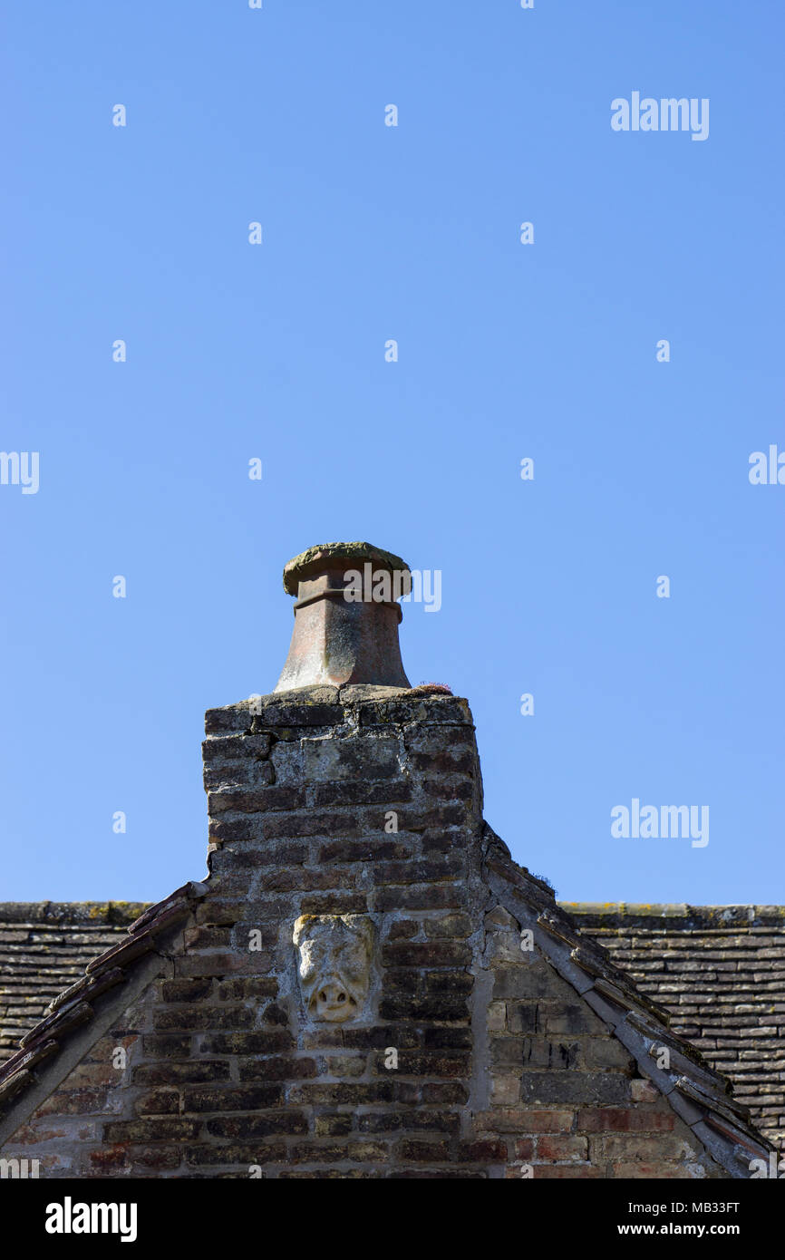 Alte chimney pot Stockfoto