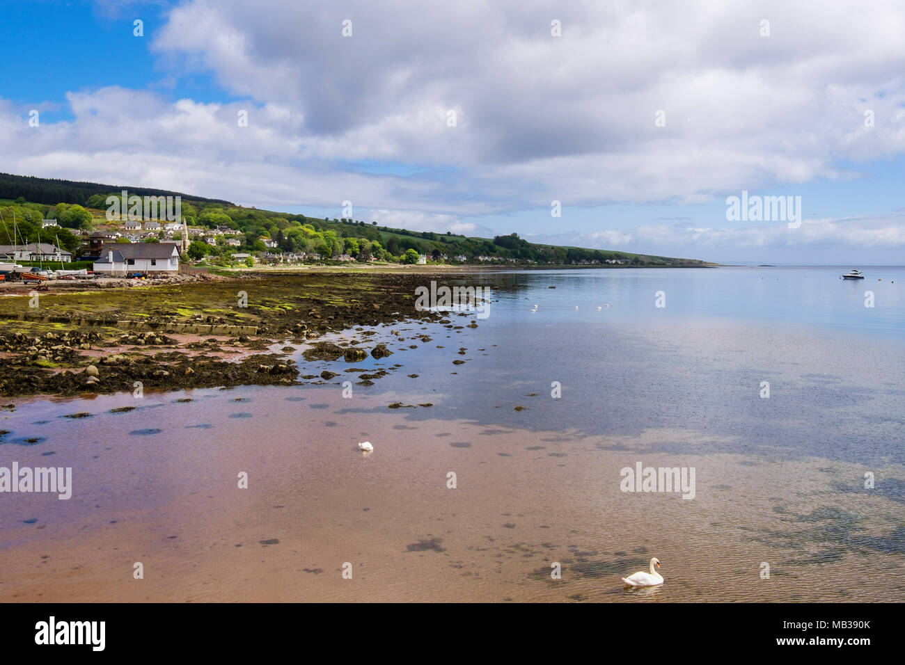 Lamlash Bay Keine nehmen Zone (NTZ) Maerl Betten und Regeneration der Unterwasserwelt zu schützen. Lamlash, Isle of Arran, Schottland, Großbritannien, Großbritannien Stockfoto