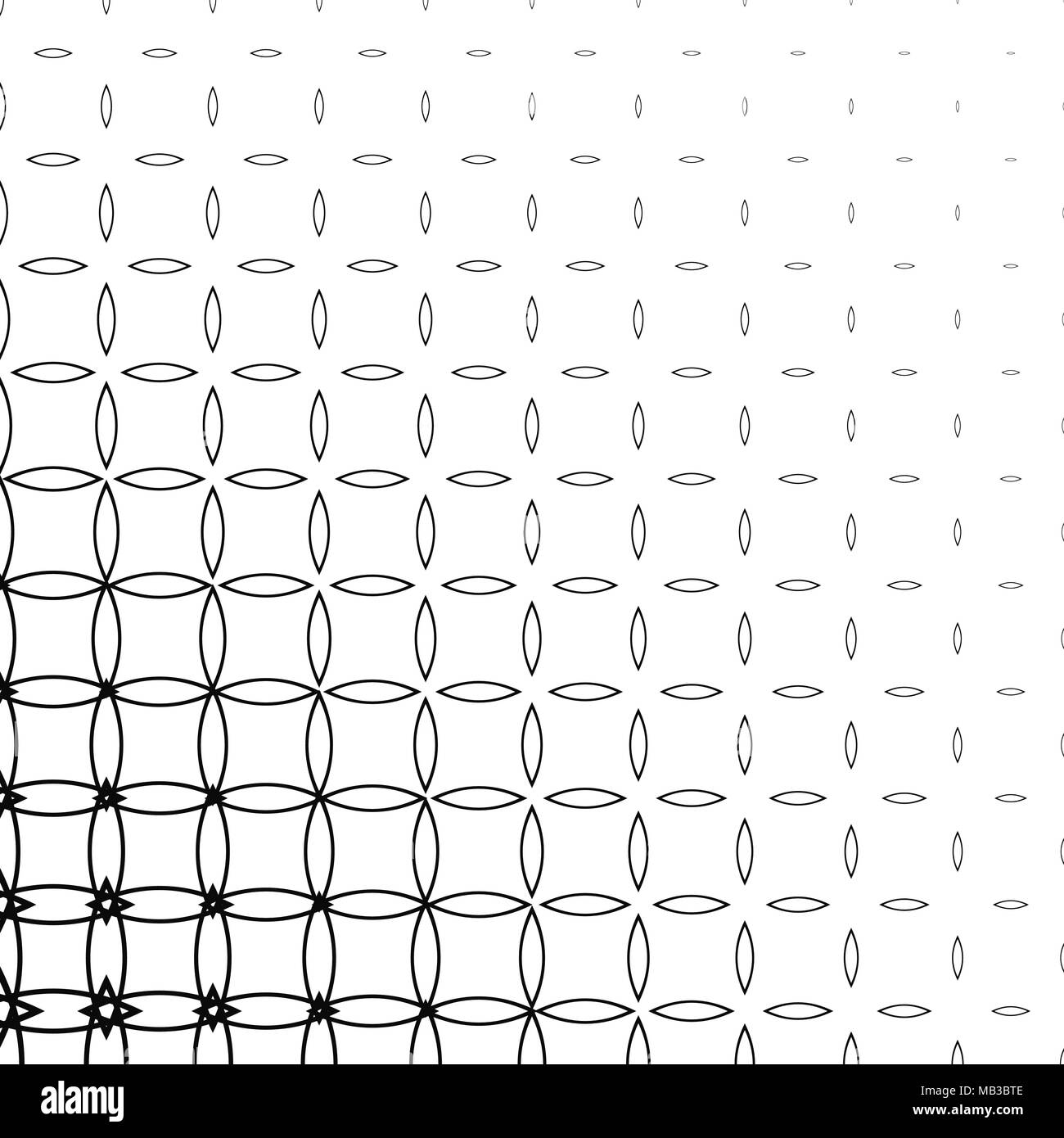 Geometrische schwarz-weißen Muster Hintergrund Stock Vektor