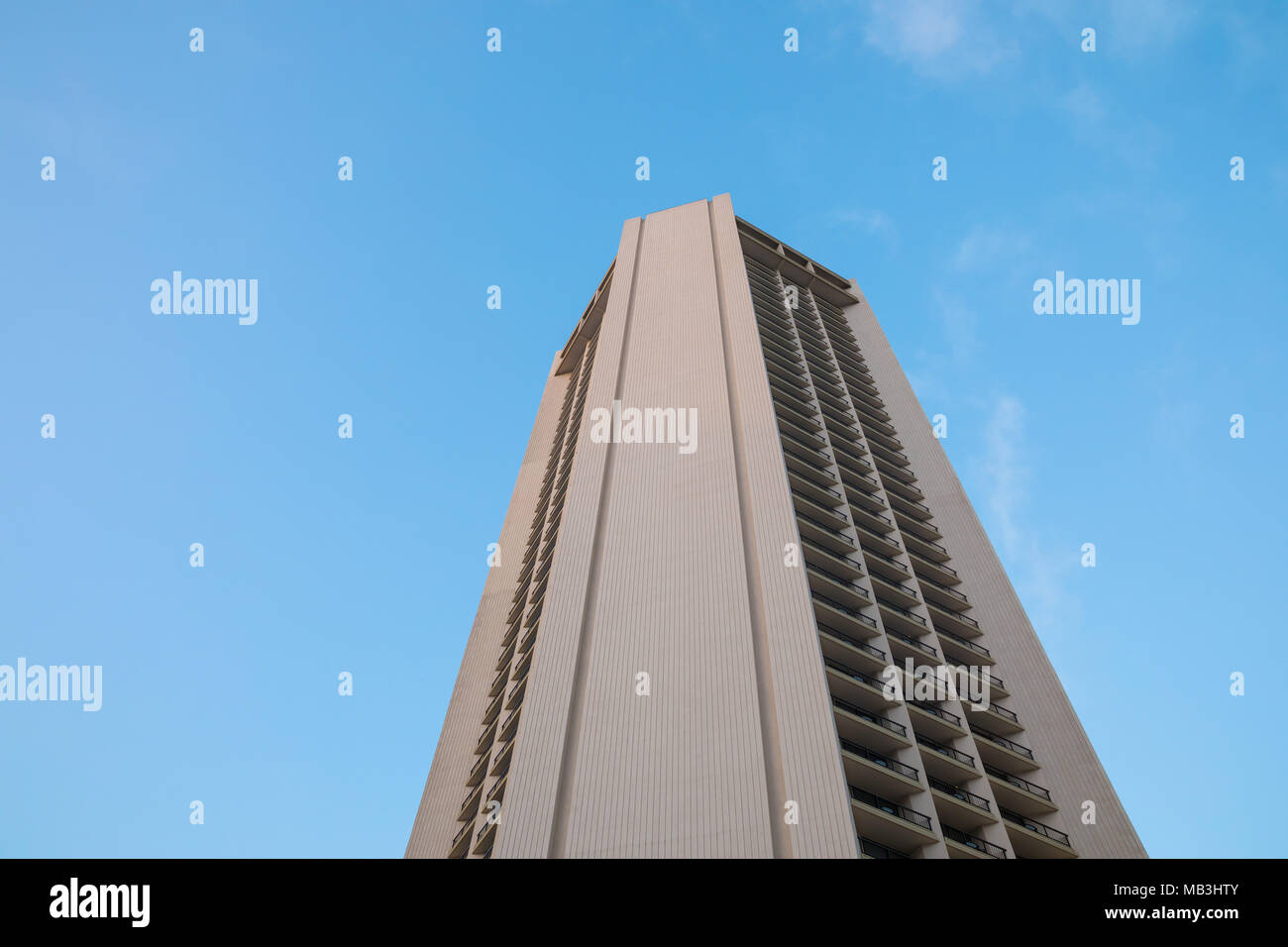 Waikiki Hawaii Hotel Hochhaus Stockfoto