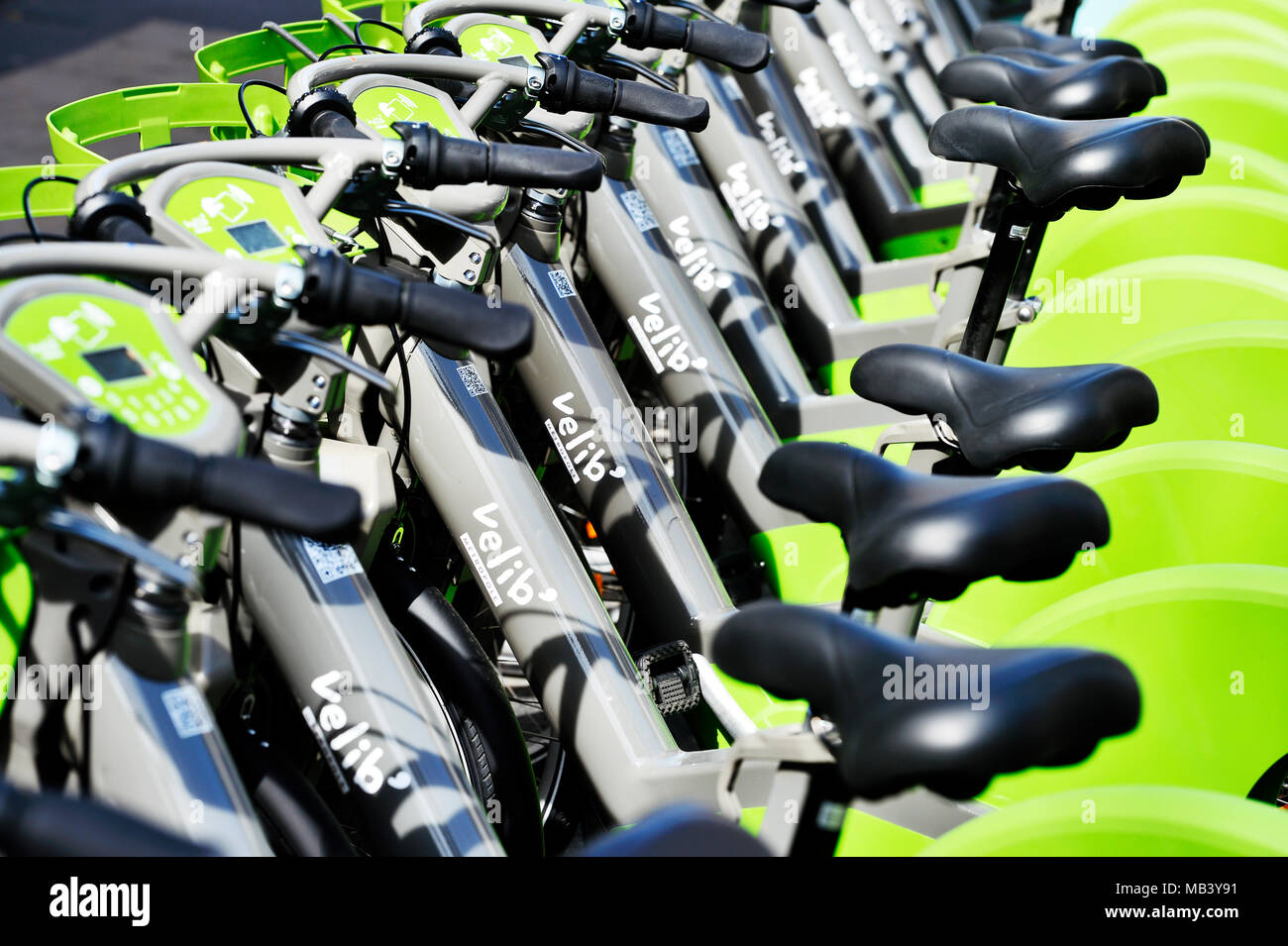 Smovengo velib in Paris 218 - Frankreich Stockfoto