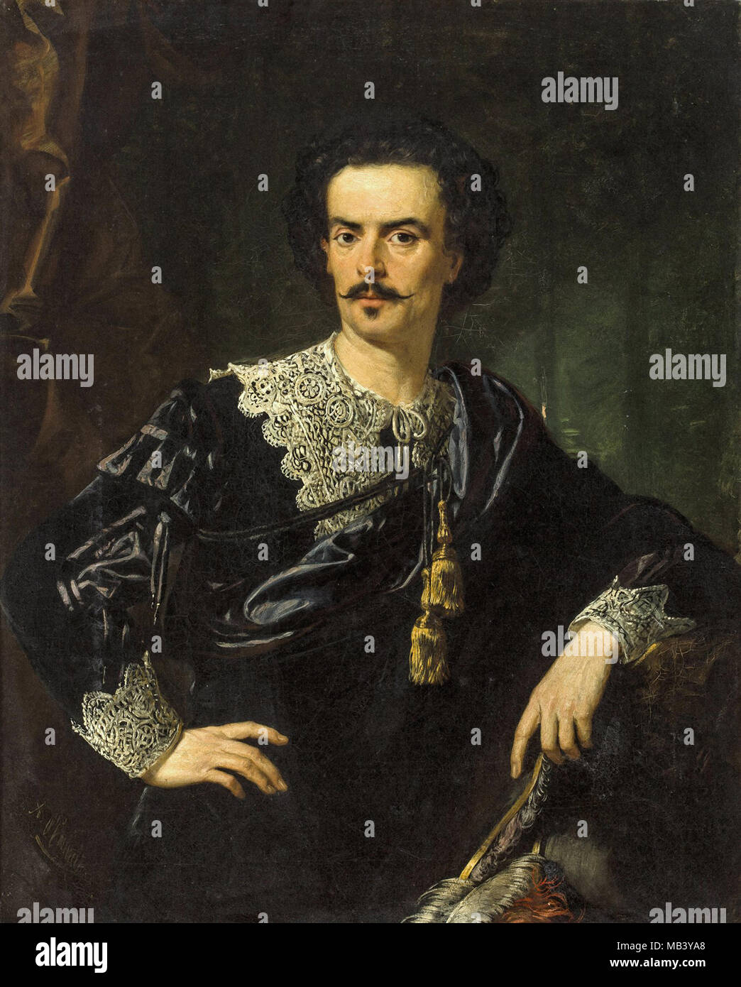 O'Connell Frederike Emilie Auguste - Porträt von König Ludwig II. von Bayern Stockfoto