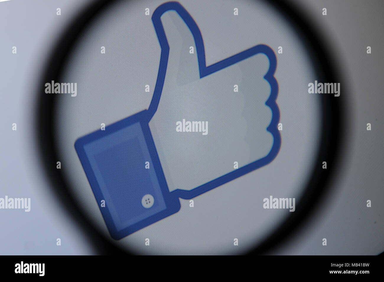 Facebook Stockfoto