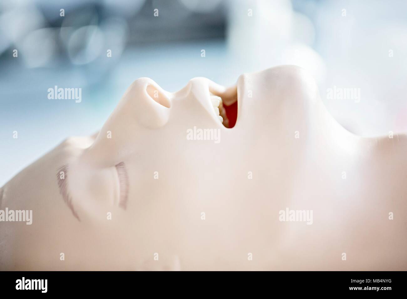 Hlw training Dummy. Stockfoto