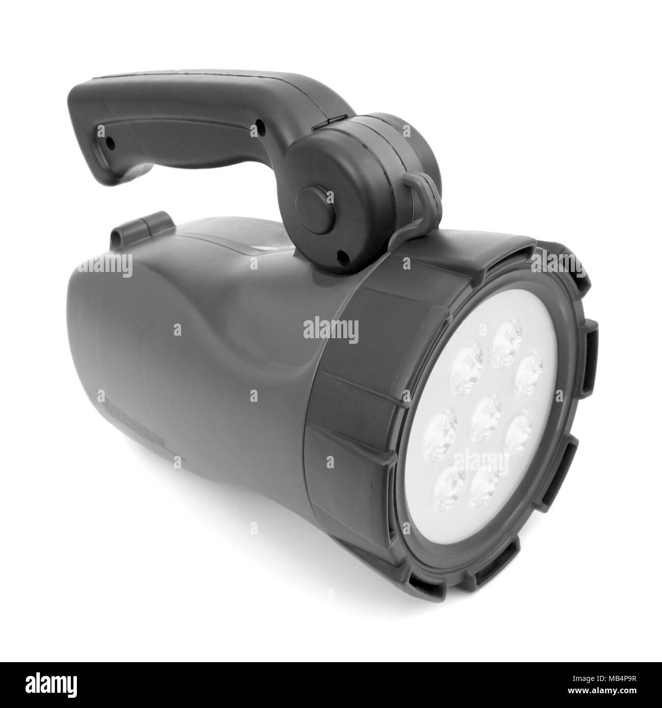 Taschenlampe für Notbeleuchtung mit weißen LEDs Stockfoto