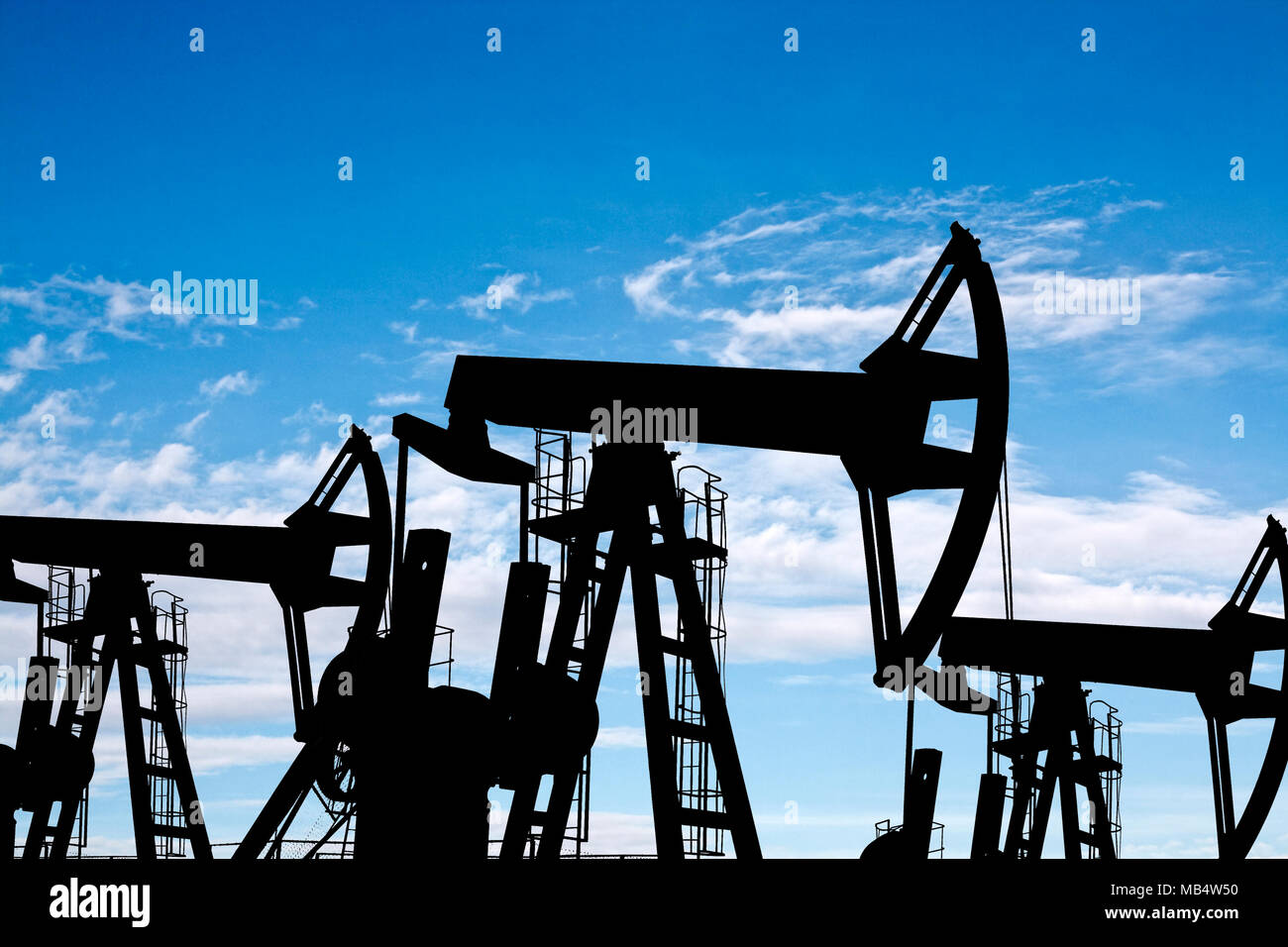 Industrielle Ölpumpe Buchsen Stockfoto