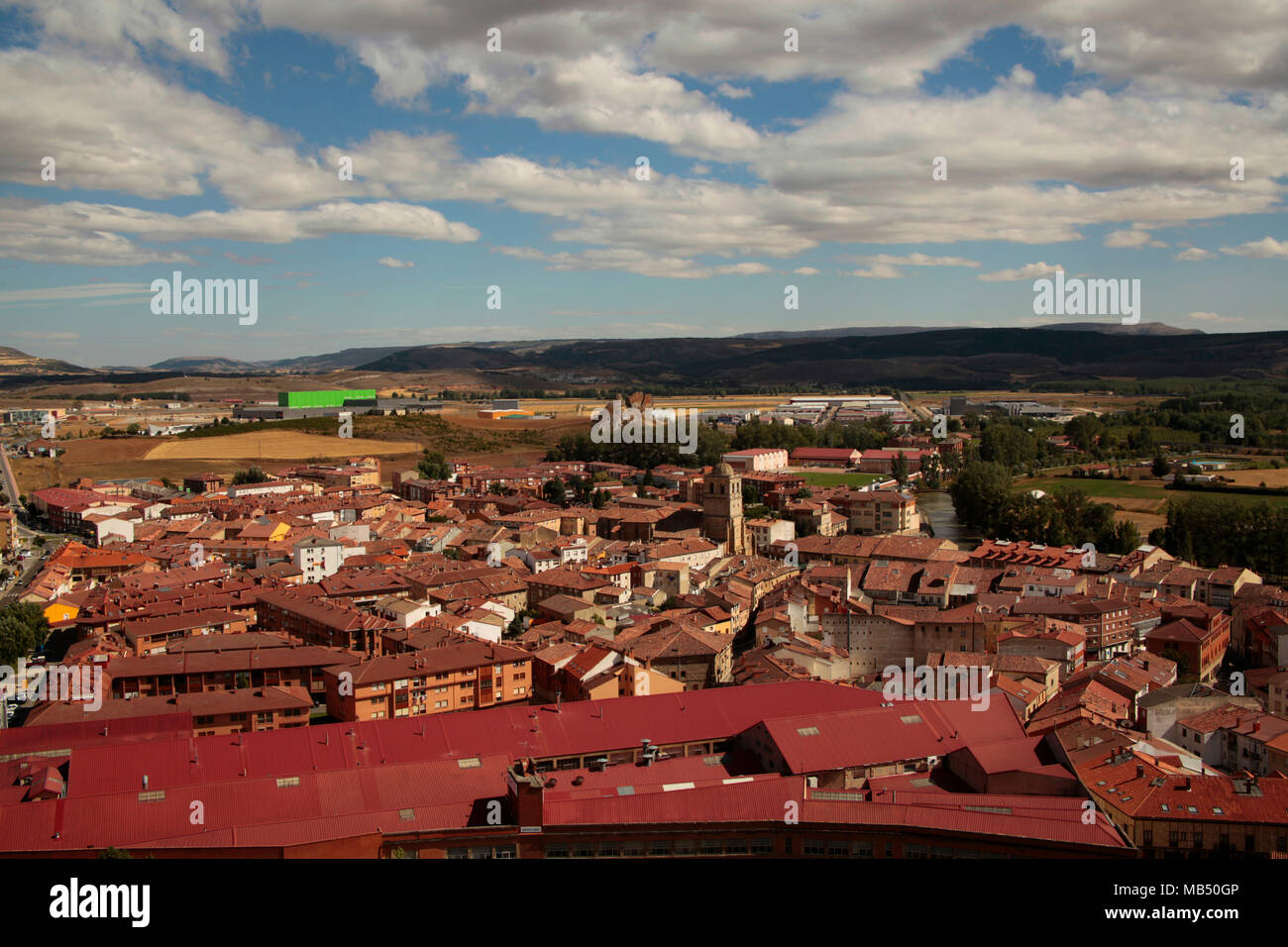 Aguilar de Campoo, Palencia, Kastilien, Spanien Stockfoto