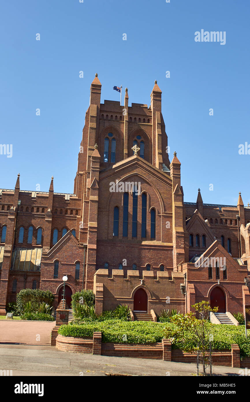 Bild von Christ Church Cathedral in Newcastle, NSW Stockfoto