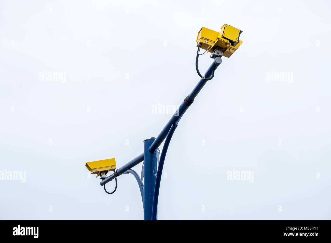 CCTV-Kameras, England, Großbritannien Stockfoto